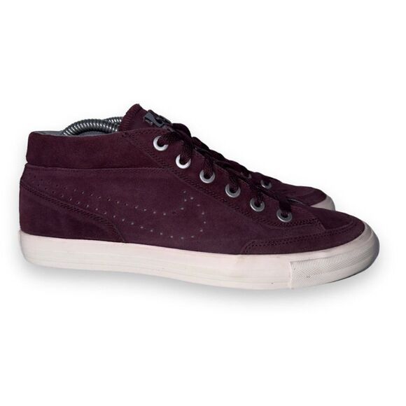 Nike Go Chukka Suede Mid Casual Shoes Burgundy 487335-600 Men's 7.5 Women's 9 - Picture 4 of 12